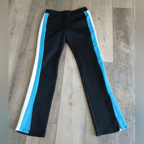 Pam & Gela Stripe Track Pants, Size S in Black, Blue and White - Picture 2 of 6